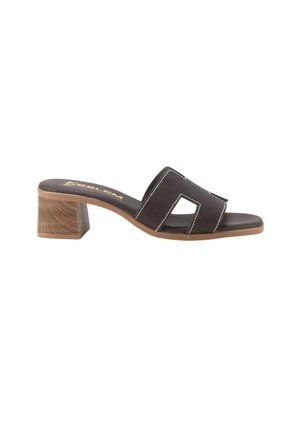 KESLEM, SANDALIAS KESLEM, MUJER - Sandalias planas - marrón
