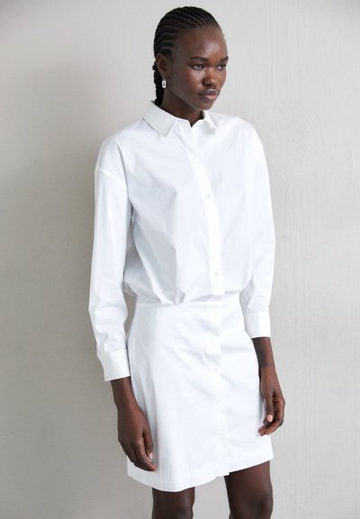 Theory FITTED LUXE - Robe chemise - white