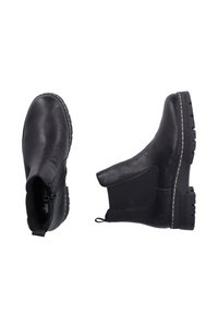 Rieker Bottines à plateau - schwarz
