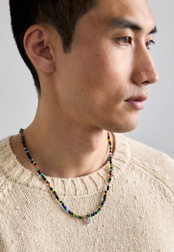 MEN NECKLACE ARTIST BEAD UNISEX - Necklace - multi4