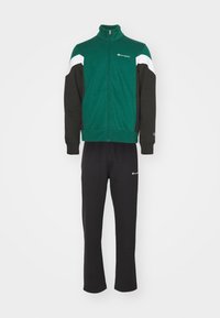 ICONS FULL ZIP SWEATSUIT COLORBLOCK SET - Tuta - green/black/white