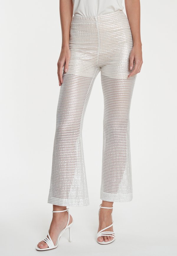 HOSE WAHORI - Stoffhose - weiß