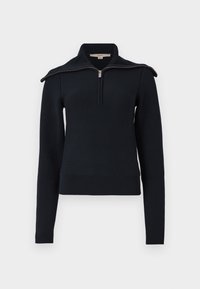 ZIPPED COLLAR - Neule - dark blue