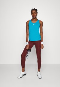 Nike Performance ONE SLIM TANK - Top - laser blue/white