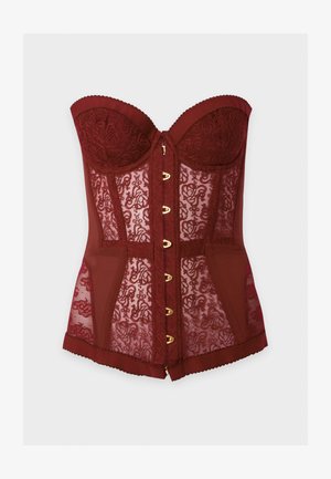 Agent Provocateur, MERCY CORSET - Corset - burgundy