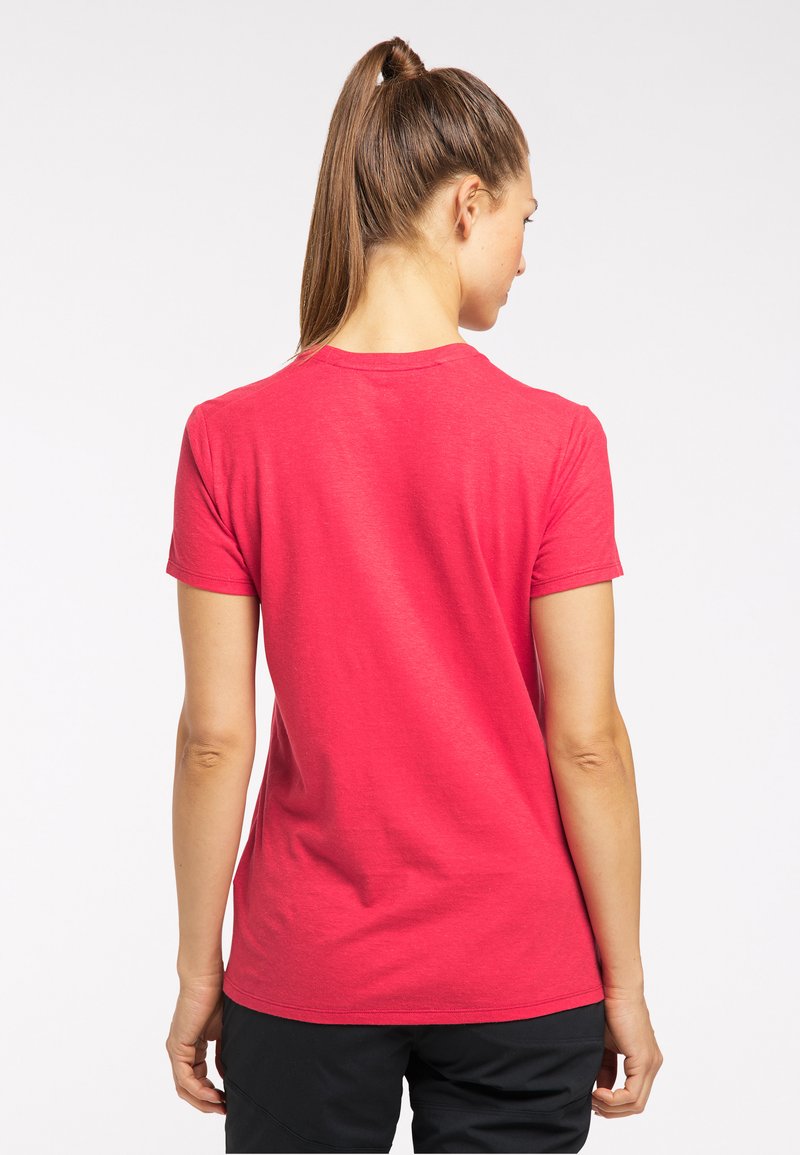 Damen Sportbekleidung | Haglöfs T-Shirt basic scarlet red/rot - VH48662 Damen Sportbekleidung | Haglöfs T-Shirt basic scarlet red/rot - VH48662