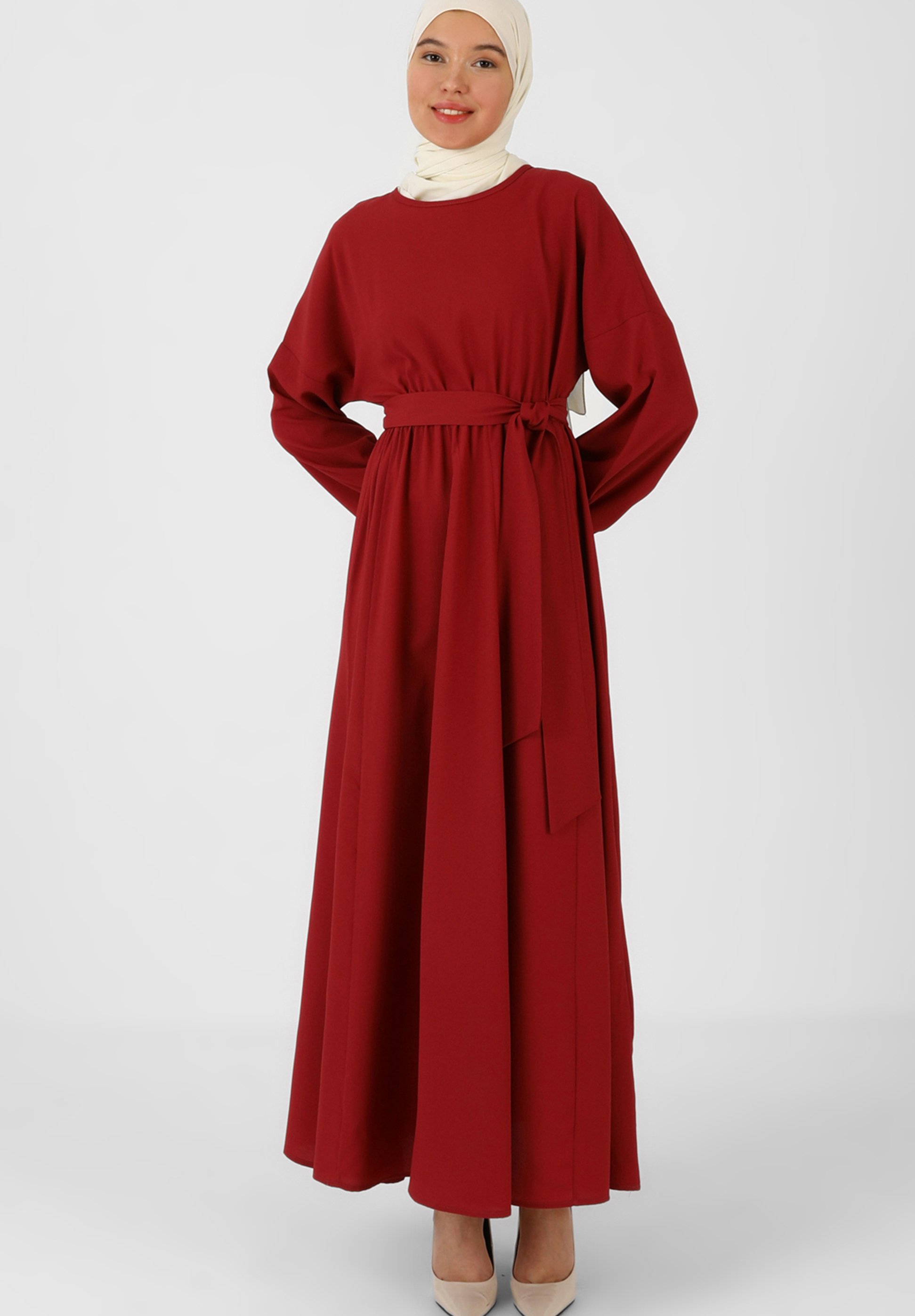 empire line evening dress Plus Size Black Taffeta V-Neck Empire Simple A-line Evening Dress