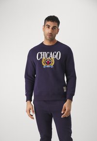 Mitchell & Ness - NBA CHICAGO BULLS COLLEGIATE CREW - Klubbklær - navy Miniatyrbilde 1