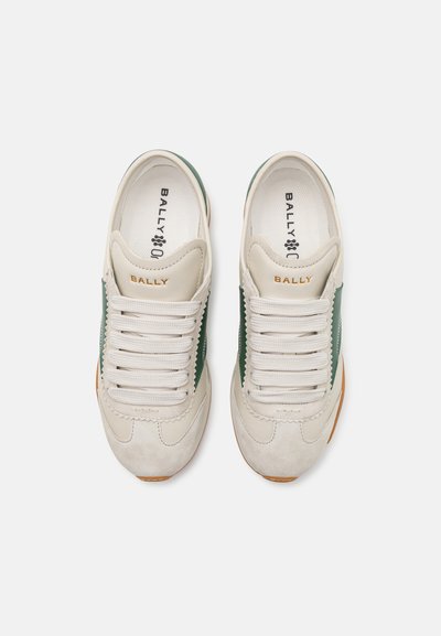Bally SUSSEX - Sneakers low - dusty white/kelly green