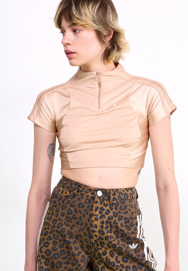 ZIP  - Print T-shirt - ash pearl