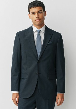 REGULAR FIT - PUPPYTOOTH TEXTURE SUIT - Ülikonnapintsakud - navy