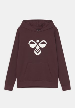 CUATRO UNISEX - Mikina s kapucí - bordeaux