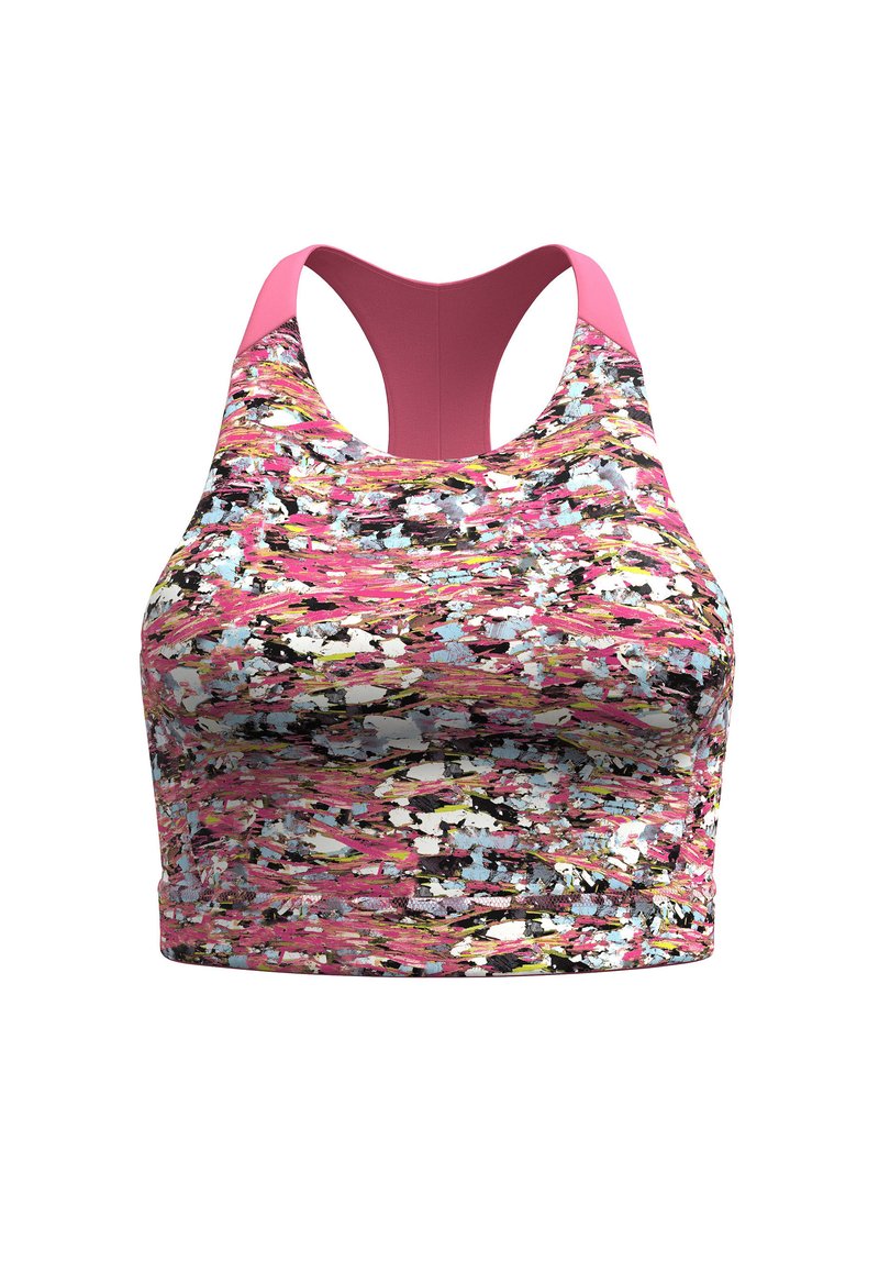 SmartWool Sport-bh met medium support donkerroze