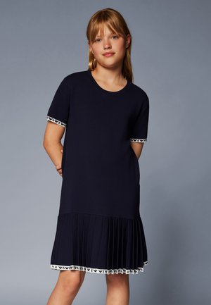 VESTITO - Strikket kjole - blu navy