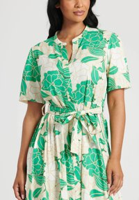 South Beach MIDI WAIST - Skjortklänning - green