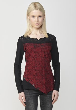 Maglietta a manica lunga - rojo   red