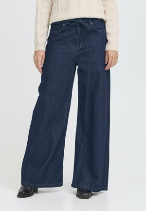 IHBERISEL  - Wide leg - denim authentic blue