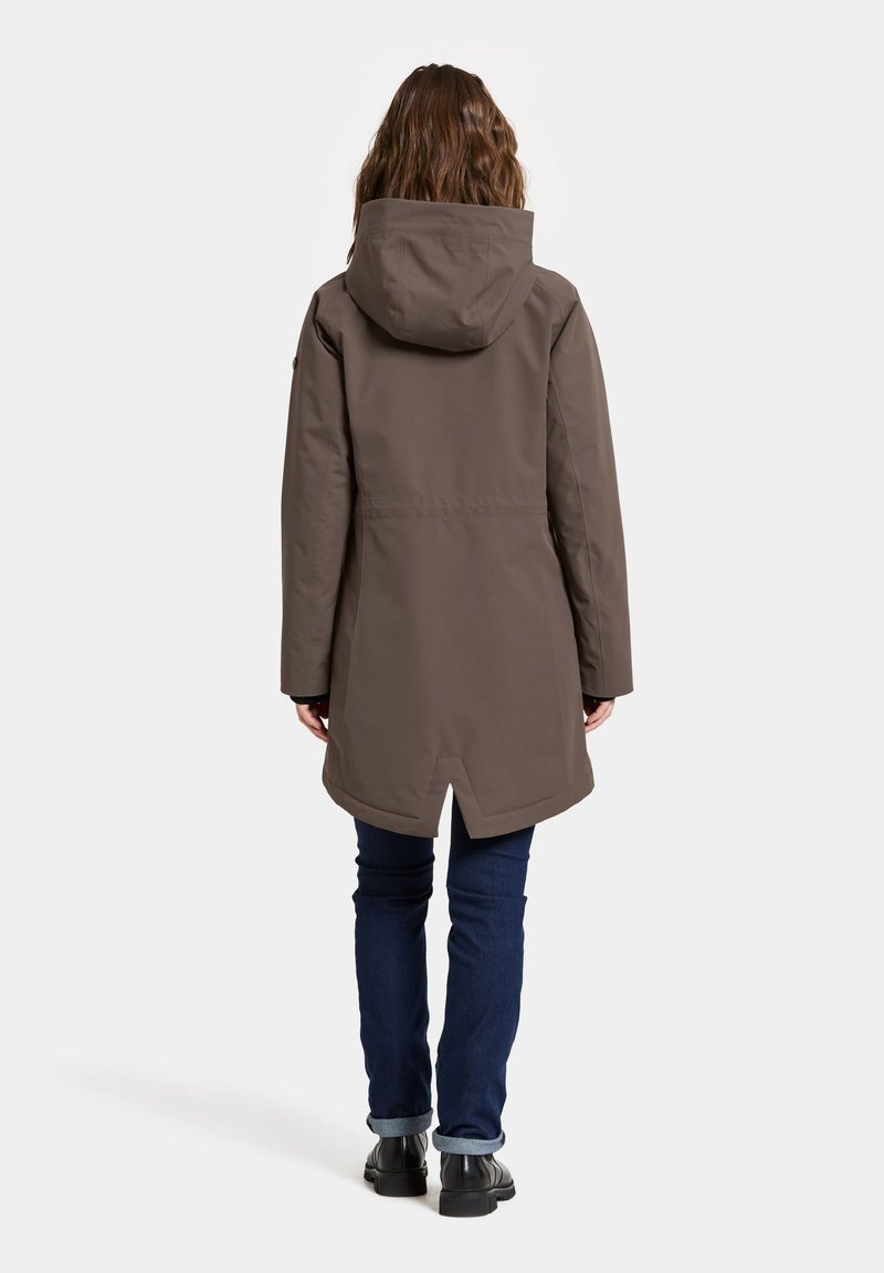 Manteau Parka DIDRIKSONS Storm System Lina - Taille 40 Marron - Imperméable Et Respirant