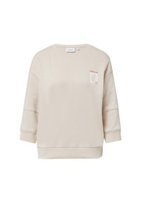 comma casual identity MIT 3/4-ÄRMELN - Sweater - helles beige