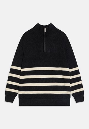 HALFZIP STRIPE UNISEX - Striktrøje - dark grey