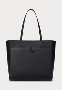 PEBBLED LEATHER LARGE CAMERYN TOTE BAG - Shopping bag - black