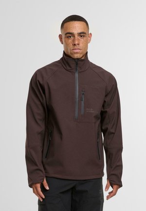 ELITE HALF ZIP - Overgangsjakke - chocolate torte