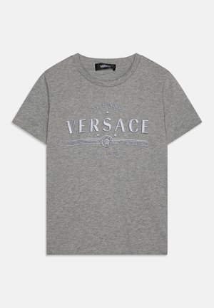 Versace MILANO YOUR ROOTS PRINT UNISEX - Camiseta estampada - melange grey