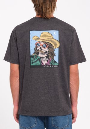 Volcom SCOWBOY - Print T-shirt - heather black