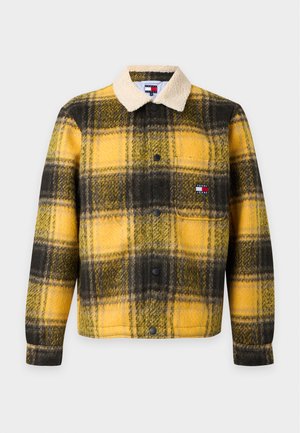 Tommy Jeans, COLLAR SHACKET  - Ελαφρύ μπουφάν - countryside yellow check