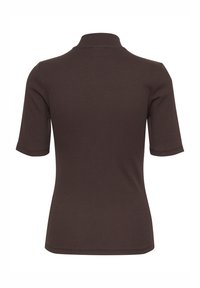 Saint Tropez ASTER MOCK NECK - T-shirt - bas - dark oak