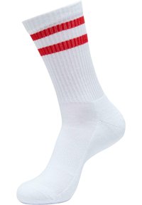 Urban Classics DOUBLE STRIPE  5-PACK - Strømper - white cityred