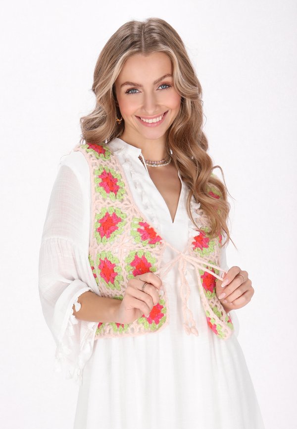 Weste - cream multicolor