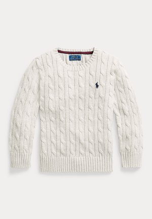 Polo Ralph Lauren CABLE SWEATER - Pulóver - nevis