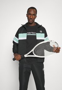 Sergio Tacchini BOARD TRACKSUIT - Melegítő - black/ocean wave