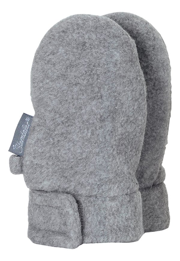 FÄUSTLINGE MICROFLEECE UNI - Fäustling - silver
