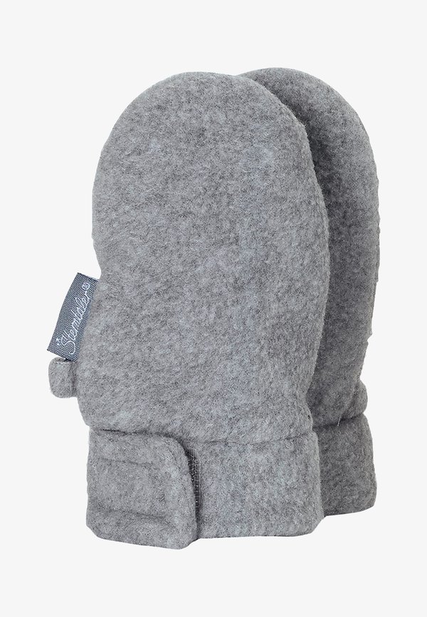 FÄUSTLINGE MICROFLEECE UNI - Fäustling - silver