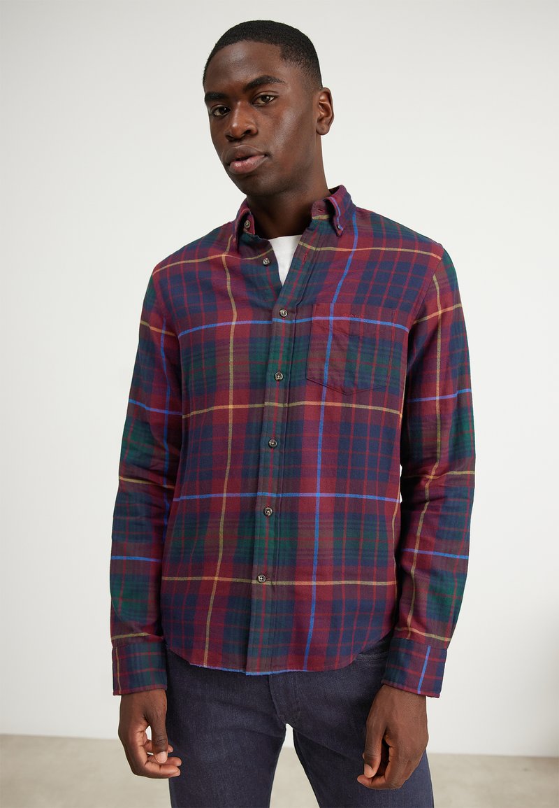 GANT - PLAID CHECK - Skjorter - plumped red, Forstør