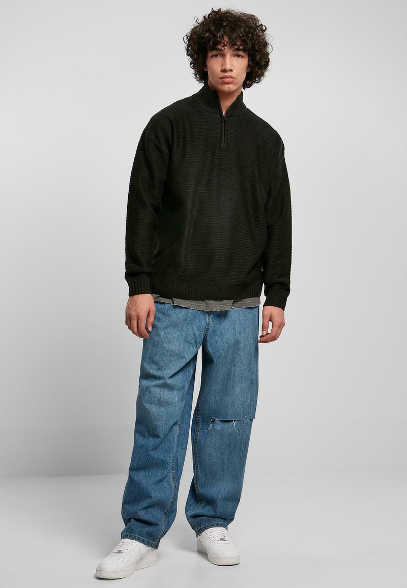Herren Strickjacken | Urban Classics TROYER Strickpullover black/schwarz - XR98047 Herren Strickjacken | Urban Classics TROYER Strickpullover black/schwarz - XR98047
