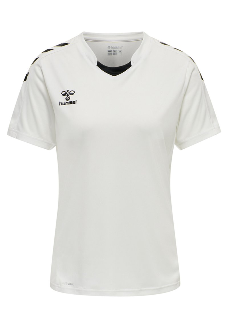 Damen Sportbekleidung | Hummel T-Shirt print white/moonwash denim - TB02812 Damen Sportbekleidung | Hummel T-Shirt print white/moonwash denim - TB02812