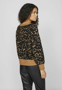 VILA U-BOOT-AUSSCHNITT - Pullover - rubber