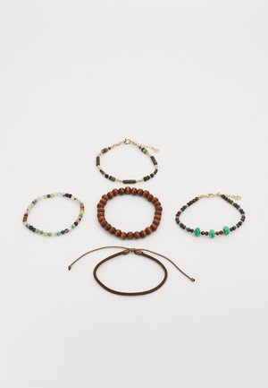 ELARDOSIEN UNISEX 5 PACK - Bracciale - brown