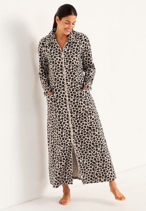 WILMA - Bademantel - beige leopard
