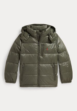 Polo Ralph Lauren, THE GORHAM GLOSSED DOWN JACKET 7-14Y - Dunjakker - cruise olive