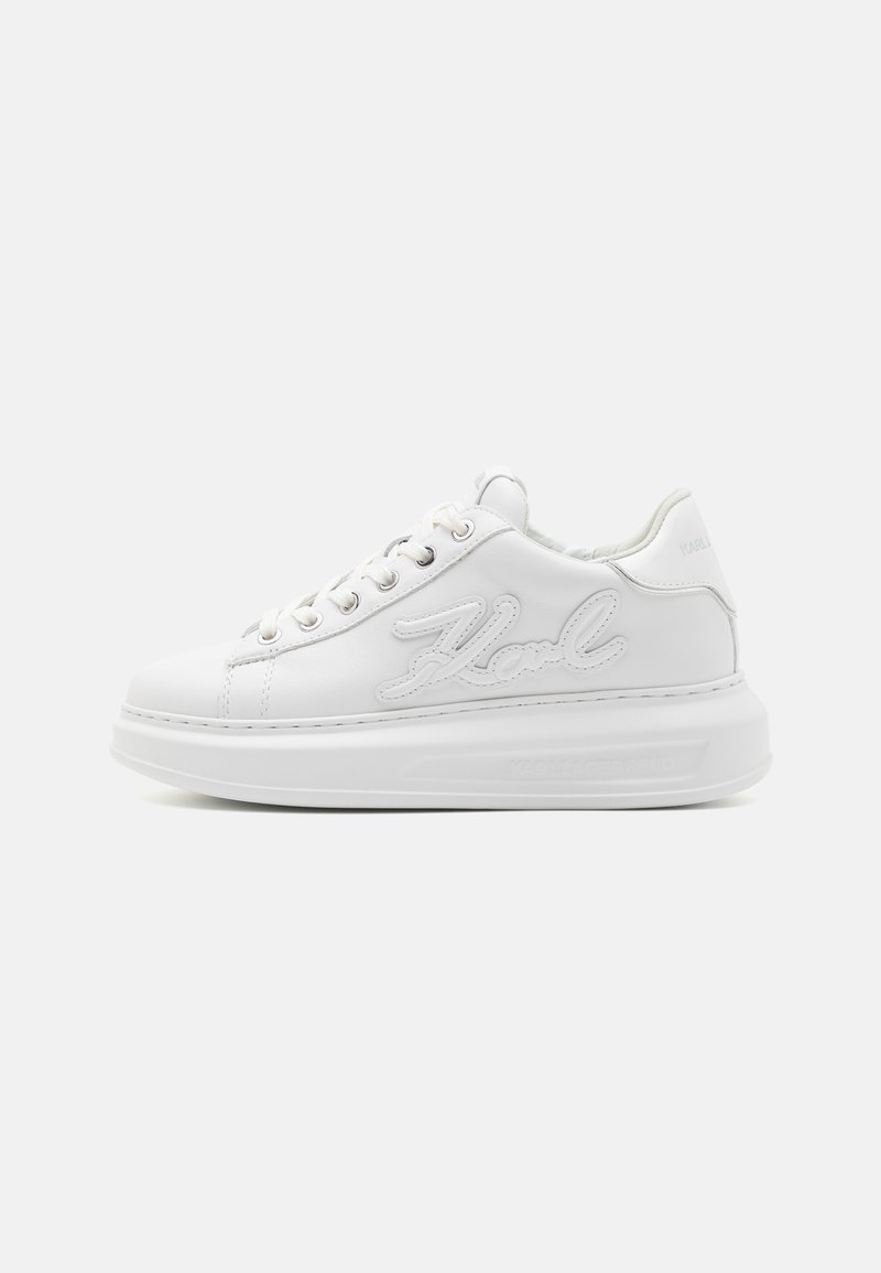 KARL LAGERFELD KAPRI SIGNIA LOW - Sneakers low - white