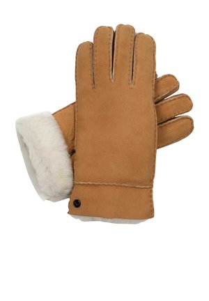 Hand Gewand by Weikert Lederhandschuhe CARLA - Hirschleder Auto-Handschuhe  für Damen, handgenäht mit Touchscreen Funktion, ungefüttert