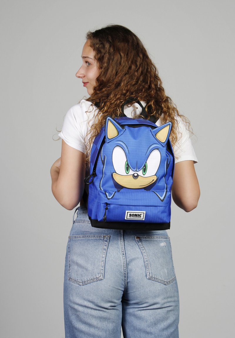 Karactermania ANIME MANGA GAMING MINI - Cartable d'école - sonic blue
