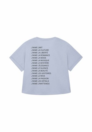 JAIME BACK PRINT  - T-shirt con stampa - light blue