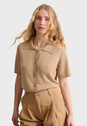 Strickjacke - gold-coloured