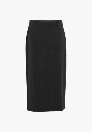 b.young, BYDANTA - Kokerrok - black melange
