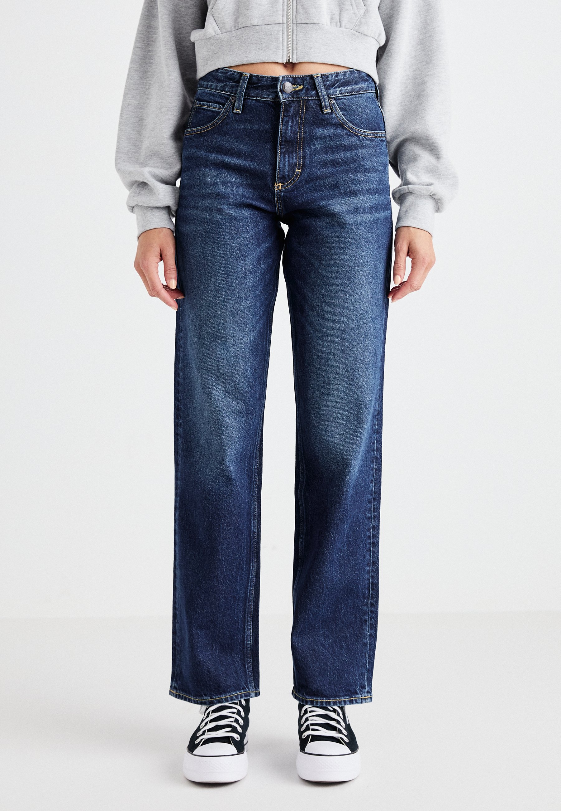 Ladies Jeans Riders Classic Fit Straight Leg Jeans Lee Rider